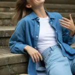 π 17 Denim Shirt Outfit Ideas That Create the Perfect Comfy Outfit for Women π