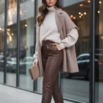🖤 16 Leather Leggings Outfit Ideas That Bring Comfy Outfits Vibes in Style ✨