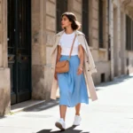 15 Blue Skirt Outfit Styles That Make It Easy to Create Looks Chic