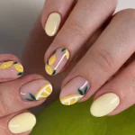 🍋💙17 Lemon and Blue Nails That Give Fresh Amalfi Coast Energy Fashion image by @silkbeauty.uk