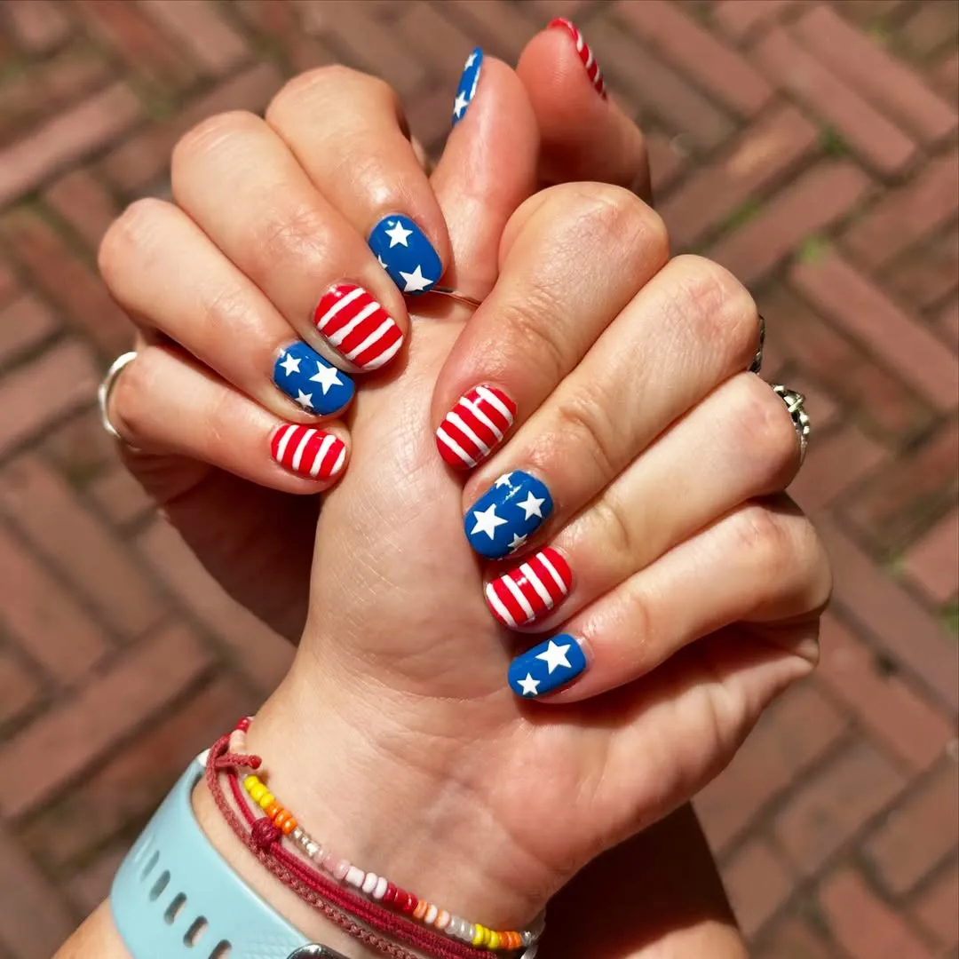 Short stars-and-stripes set