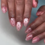 πΈ 18+ Polka Dot French Tip Nails That Feel Sweet, Chic & Unexpected Fashion image by @stylezby.janzi_.nailz