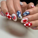 ✨ 18 Classy 4th of July Nails That Feel Chic Instead of Over-the-Top Fashion image by @nailsby.kaitysara