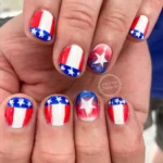 β€οΈβπ₯ 18 Patriotic Nails That Make Red, White & Blue Feel Brand New Fashion image by @lakeoswegonails