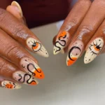 โจ 19 Bright Orange Nails That Feel Like Pure Summer Energy Fashion image by @dailynailtrends