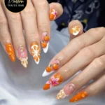 ๐ 20 Summer Nails Orange That Feel Like Sunshine on Your Fingertips Fashion image by @themodernnailsbar_lash