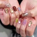 π€ 20 Polka Dot Nails Black and White Designs That Feel Chic, Bold & Timeless Fashion image by @yuuho___eel