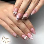 💙 19 Navy Blue Polka Dot Nails That Feel Nautical, Chic & Timeless Fashion image by @houseofnails_alton