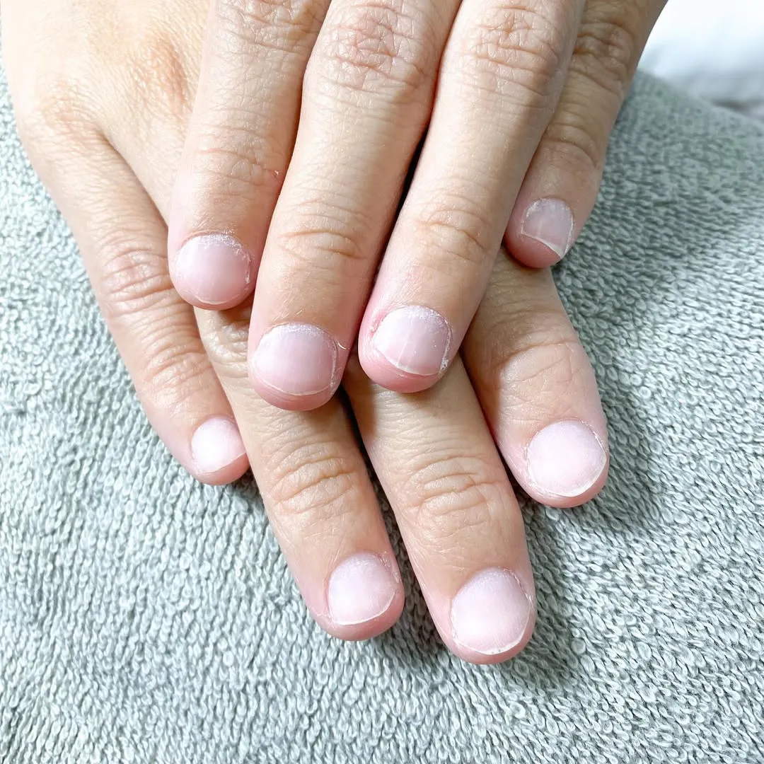 Bare Short Natural Nails