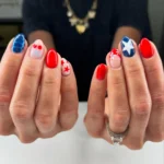 β€οΈπ€π 19 American French Nails That Turn a Timeless French Tip Into a 4th of July Favorite Fashion image by @naildesignbyhalle