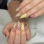 β¨ 19 Polka Dot Nail Art Designs Too Cute to Stay Off Your Pinterest Board Fashion image by @thenailbararlington