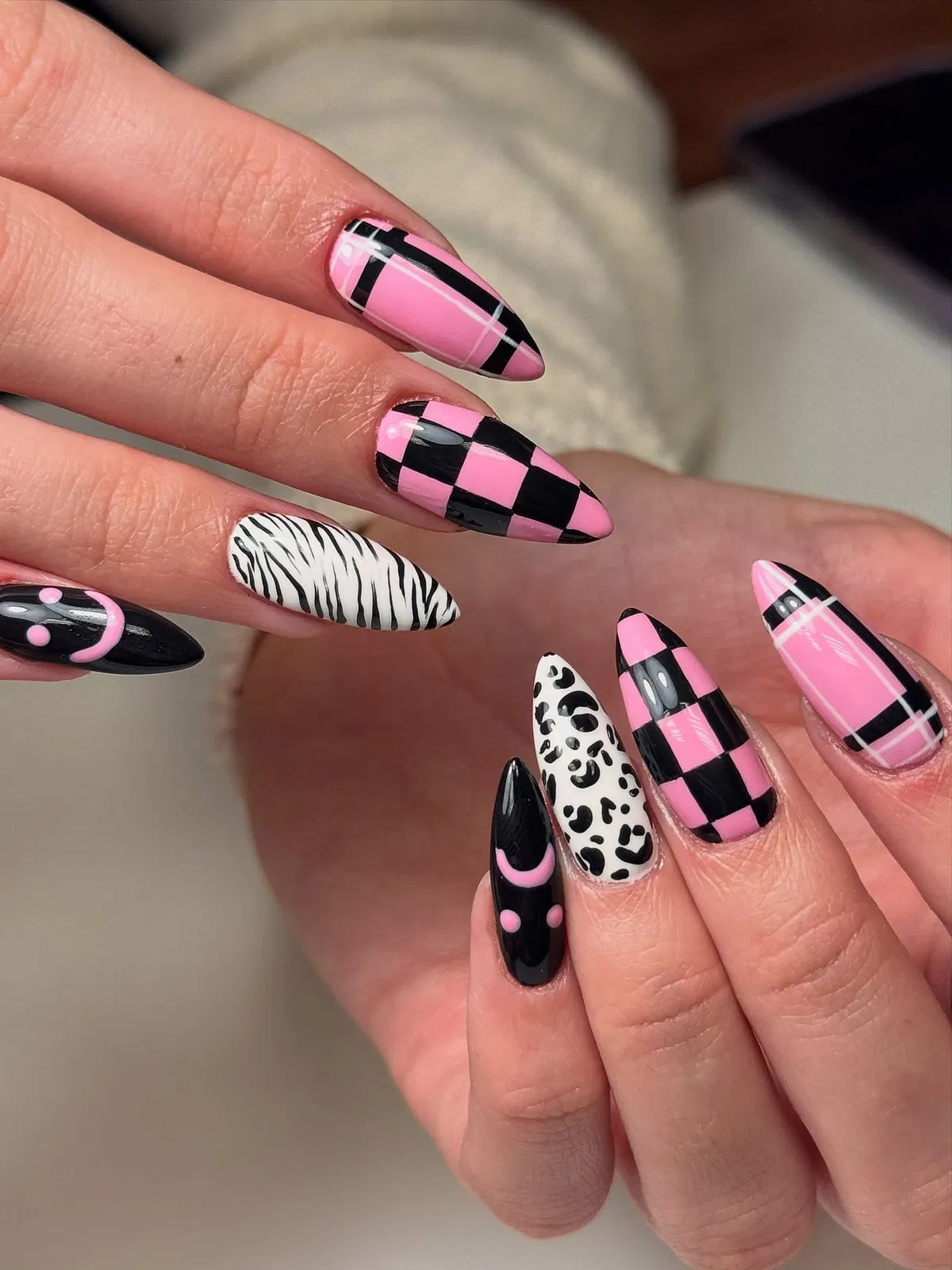 Checkerboard and Mixed Graphic Prints