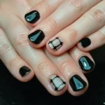 ๐ 18 Trendy Cat Eye Plaid Nails Perfect for a Bold and Elegant Manicure Fashion image by @fineoutlinenails