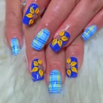 19 Yellow Summer Nails πfor a Happy and Stylish Mani Fashion image by @dianaznailz