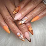 🍁 17+ Chic Simple Autumn Nails for a Timeless Fall Look Fashion image by @b_dazzledbeauty