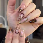 🍂 19 Stunning Fall Nail Ideas Inspired by Nature’s Coziest Colors Fashion image by @bletchley_nails