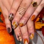 ✨ 19 Stunning Fall Chrome Nails with an Autumn Glow Fashion image by @euphoria_beautybar.ca
