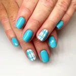 ๐ 18 Gorgeous Buffalo Plaid Nails Perfect for Sweater Weather Season Fashion image by @sonyas.nails