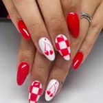 💃 19 Gorgeous Long Red Nails for a Bold and Confident Style Fashion image by @simply.polished.salon