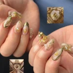 💛 18 Bold Gold Baddie Nails Made to Steal the Spotlight Fashion image by @qquirkynails
