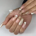 👑 18 Luxe Gold Birthday Nails Fit for the Birthday Queen Fashion image by @divinebymh
