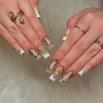 💎 18+ Glamorous Gold French Nails That Shine with Sophisticated Style Fashion image by @nailsessentials_jackson