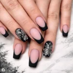 🌙 17 Trendy Black Ombre Nails for a Soft Yet Bold Look Fashion image by @aloha_nails