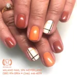 โค๏ธ 17+ Chic Burgundy Plaid Nails Inspired by Cozy Fall Fashion Fashion image by @milanonailspameyerland