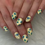 💛 18+ Yellow French Nails That Give a Classic French Tip a Sunny Twist Fashion image by @nailsandbeautyby_chlo