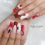 🔥 19 Trendy Red Cat Eye Nails for a Bold and Luxe Finish Fashion image by @daisynails_salon