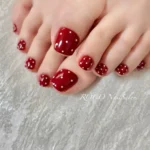 🔥 16 Trendy Red Aura Nails Inspired by the Hottest Nail Trend Fashion image by @roco_nail_salon