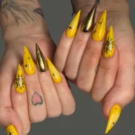 💛 20 Trendy Black and Yellow Nails You’ll Want to Copy Instantly Fashion image by @nexgenspa