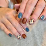 🌿 19 Autumn Leaf Nails That Bring the Beauty of Falling Leaves to Your Fingertips Fashion image by @gelsbyjodie.x