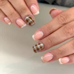 🍁 18+ Autumn Chrome Nails You’ll Want to Save for Your Next Shimmery Fall Mani Fashion image by @nailsbypenelope