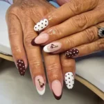 🍫 19 Brown Nails Ideas That Turn Chocolate Shades Into a Seriously Stylish Statement Fashion image by @charlottewight_thecottageandco