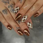 โจ 17+ Nails Brown Ideas That Prove Earthy Manicures Can Still Steal the Show Fashion image by @thevibenaillounge
