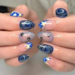 ๐ 19 Stunning Green Fall Nails Inspired by Nature’s Autumn Beauty Fashion image by @naileditbydes