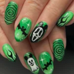 🥀 19 Classy Halloween Nails You’ll Want to Save for a Chic October Manicure Fashion image by @thenailscoven