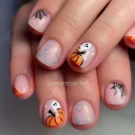 🦇 18 Easy Halloween Nails That Bring Maximum Spooky Charm With Minimal Effort Fashion image by @estheticsbytmr