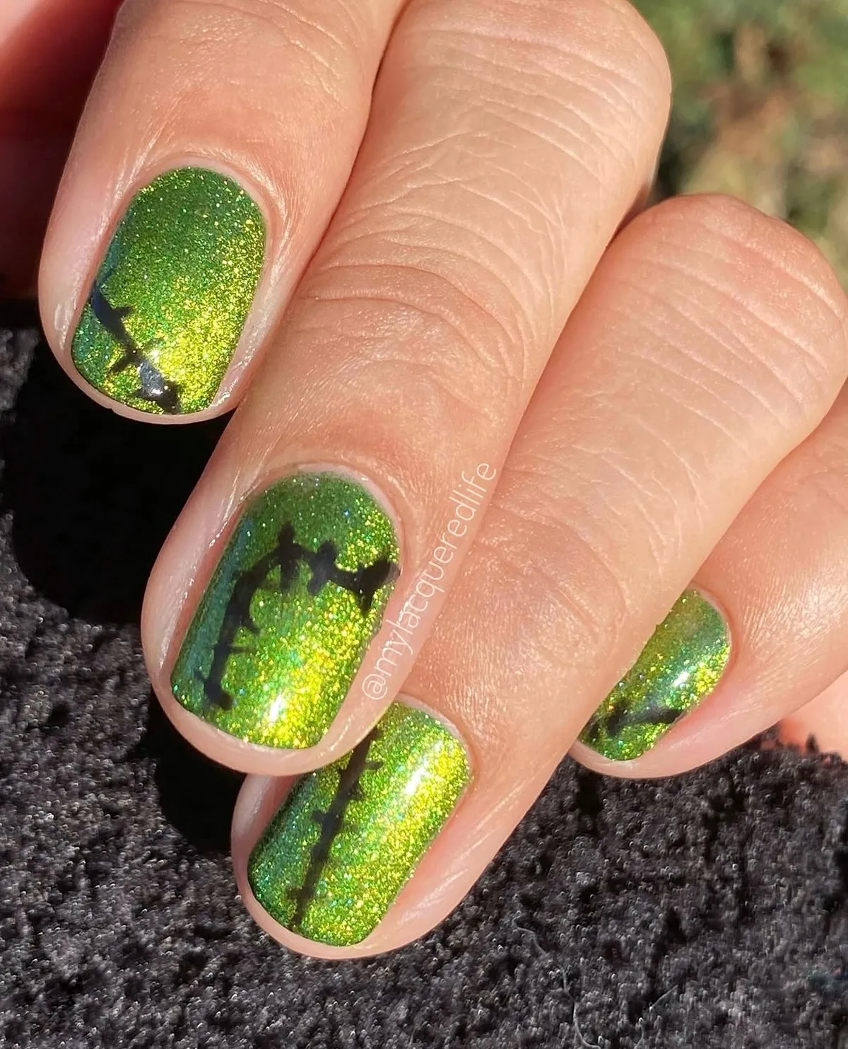 Orange, Glitter, and Ghost Mix