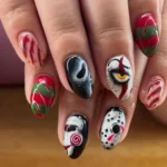 🦇 18 Spooky Nails That Turn Halloween Vibes Into Seriously Cool Nail Art Fashion image by @naileditbybillie