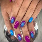 ✨ 18 Purple Almond Nails You’ll Want to Save for Your Next Chic Manicure Fashion image by @basementbeautystop