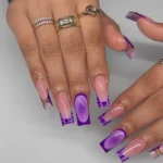 💜 19 Purple Gel Nails That Give Gorgeous Violet Shades a Rich and Glossy Finish Fashion image by @nailsby_jocelyn