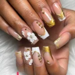 💛 17+ Gold Prom Nails You’ll Want to Save for Your Dream Prom Manicure Fashion image by @nailsglamstudiobx
