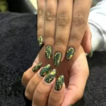 💚 18 Green Press On Nails That Make Every Shade From Sage to Emerald Look Stunning Fashion image by @100looks_studio_academy