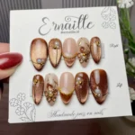 17 Press On Nails Brown Lovers Will Want to Wear All Season Long Fashion image by @ernaille.id